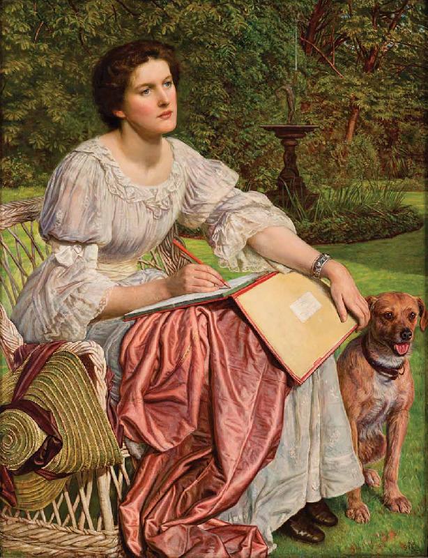 William Holman Hunt The School of Nature oil painting image
